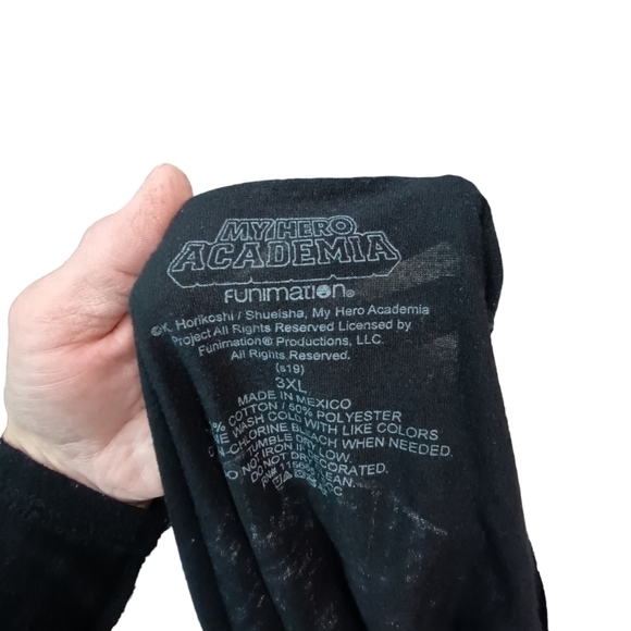 MY Her Academia Funimation Long Sleeve Top EUC size 3XL - Picture 3 of 3